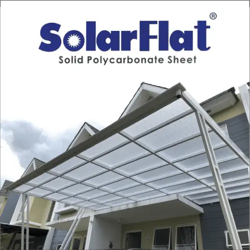 Kanopi Solarflat 3 mm  cinere